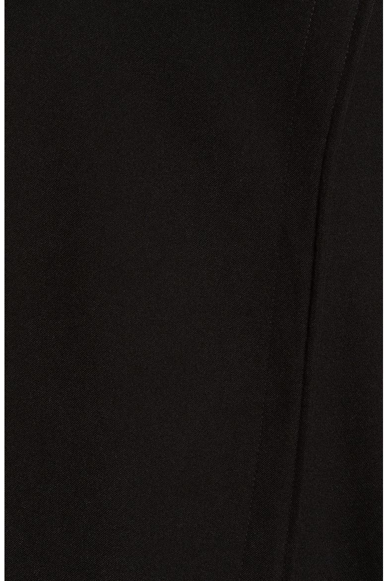 Drape Long Topper Coat, Alternate, color, BLACK
