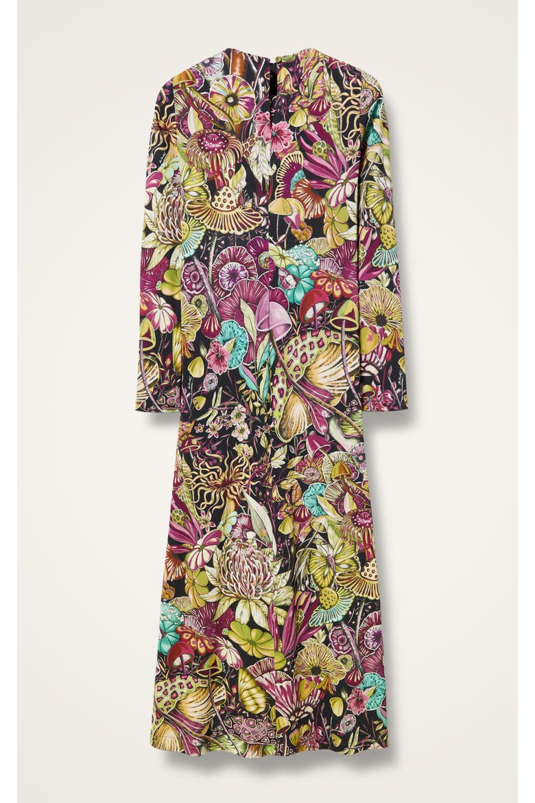 Long Sleeve Swing Dress, Alternate, color, Fun-Gi Green