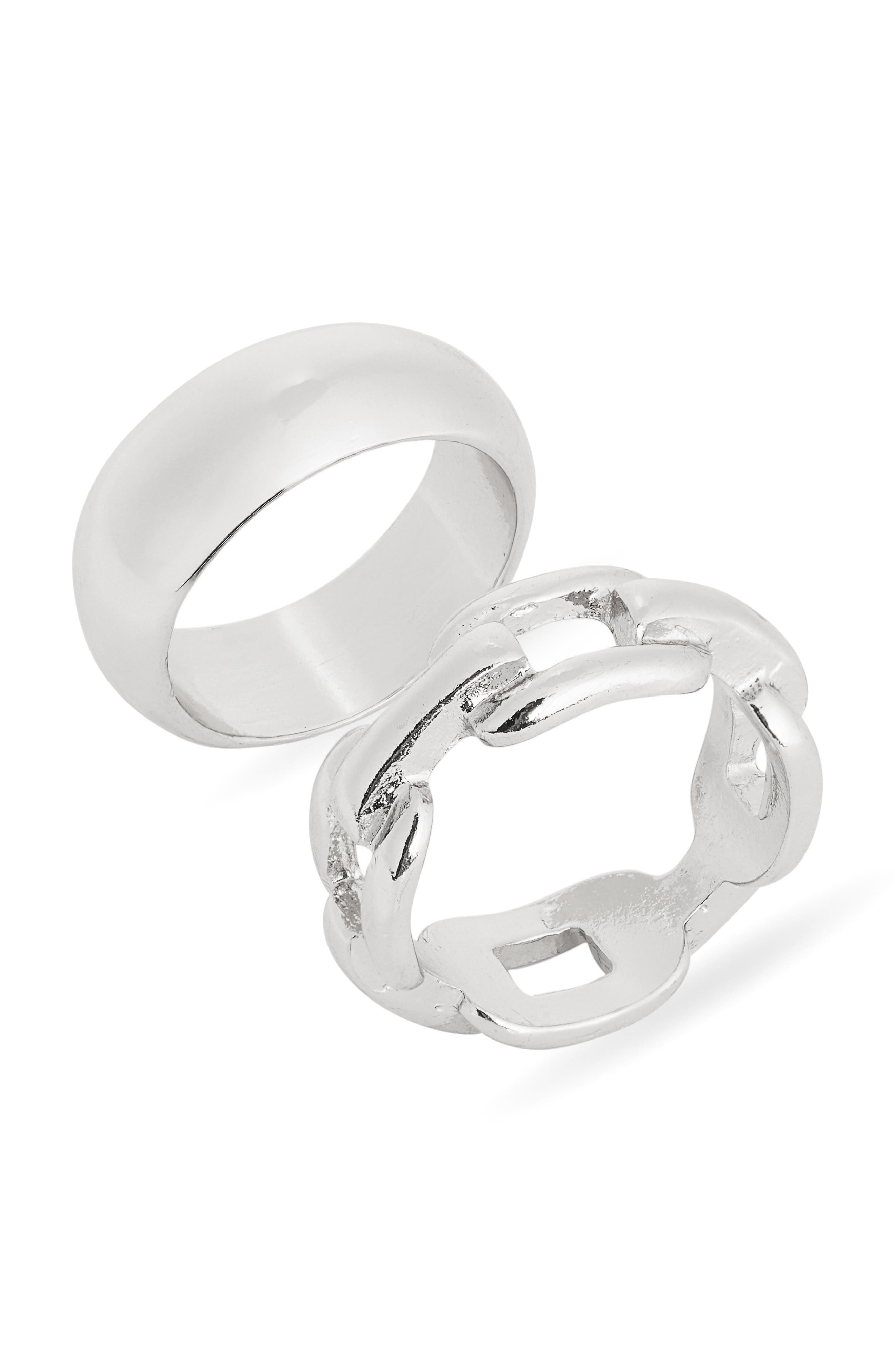 Leith Set of 2 Assorted Rings
