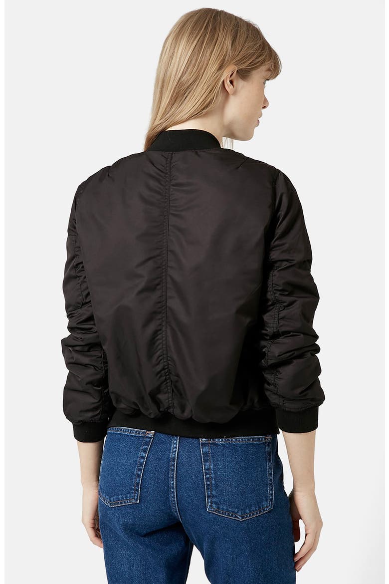 'Florris MA1' Bomber Jacket, Alternate, color, BLACK