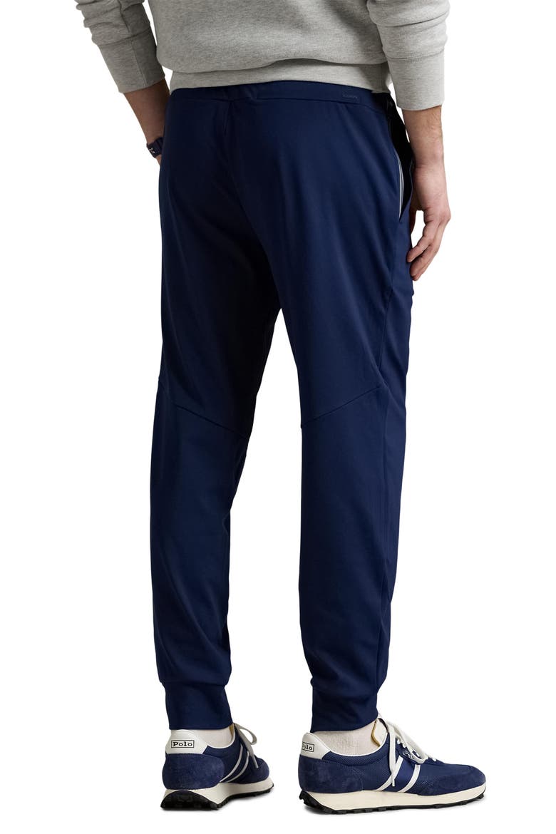 Wrap Tech Jersey Athletic Joggers, Alternate, color, REFINED NAVY