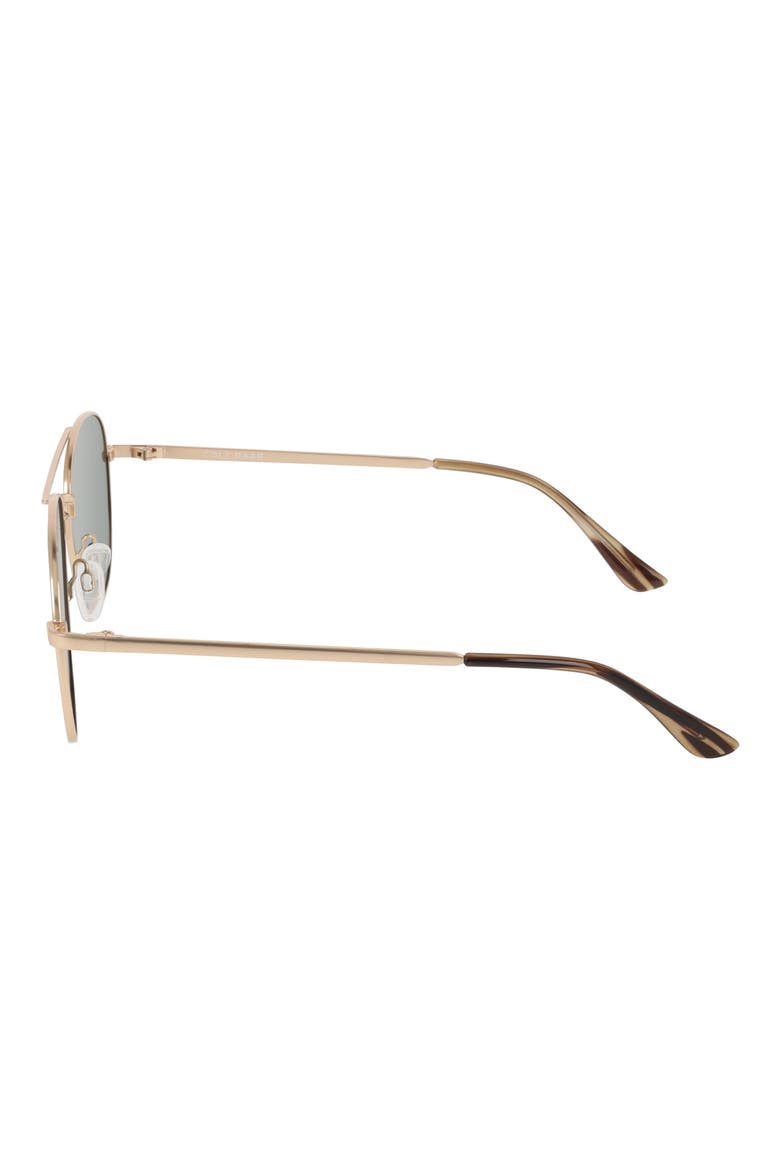 57mm Aviator Sunglasses, Alternate, color, GOLD