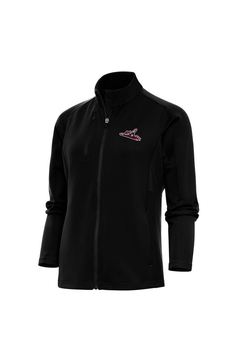 ANTIGUA Women's Antigua Black Richmond Flying Squirrels Generation Full-Zip Jacket, Main, color,