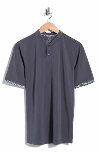 Heath Performance Stand Collar Polo