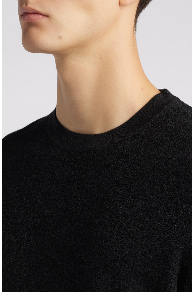 Watertown Merino Wool Sweater, Alternate, color, BLACK