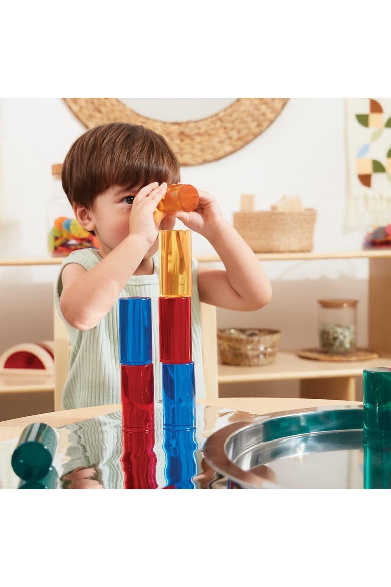 Light and Color Cylinder Set - 8 Pieces, Alternate, color, Multicolored