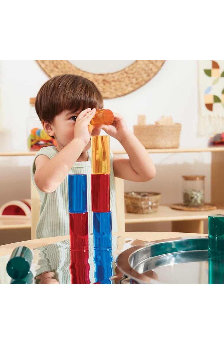 Kaplan Early Learning Company Light and Color Cylinder Set - 8 Pieces, Alternate, color, Multicolored