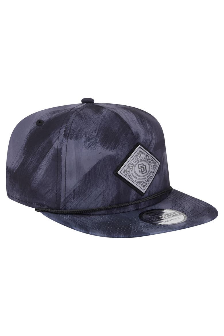 Men's New Era Navy San Diego Padres Printed Golfer Snapback Hat, Alternate, color, Navy