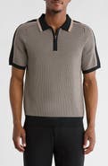 Elie Tahari Geometric Jacquard Polo Shirt