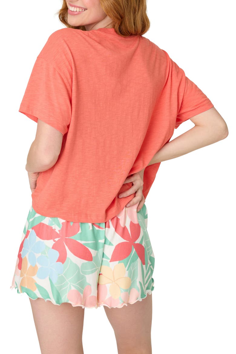 Coastal Club Short Sleeve Graphic T-Shirt, Alternate, color, HOT CORAL