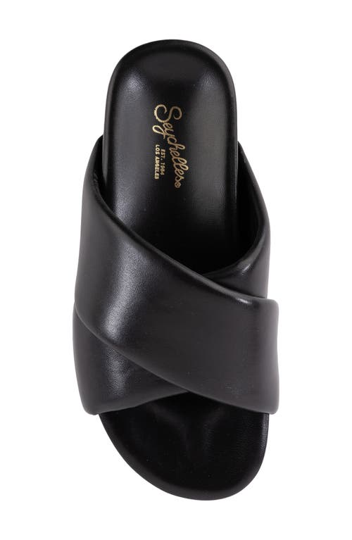 SEYCHELLES SEYCHELLES HEARTFELT CRISSCROSS SLIDE SANDAL