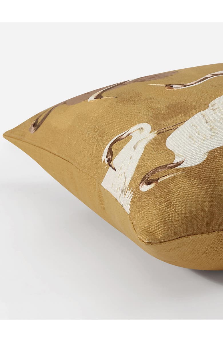 Sunday Citizen Golden Crane Accent Pillow, Alternate, color, 