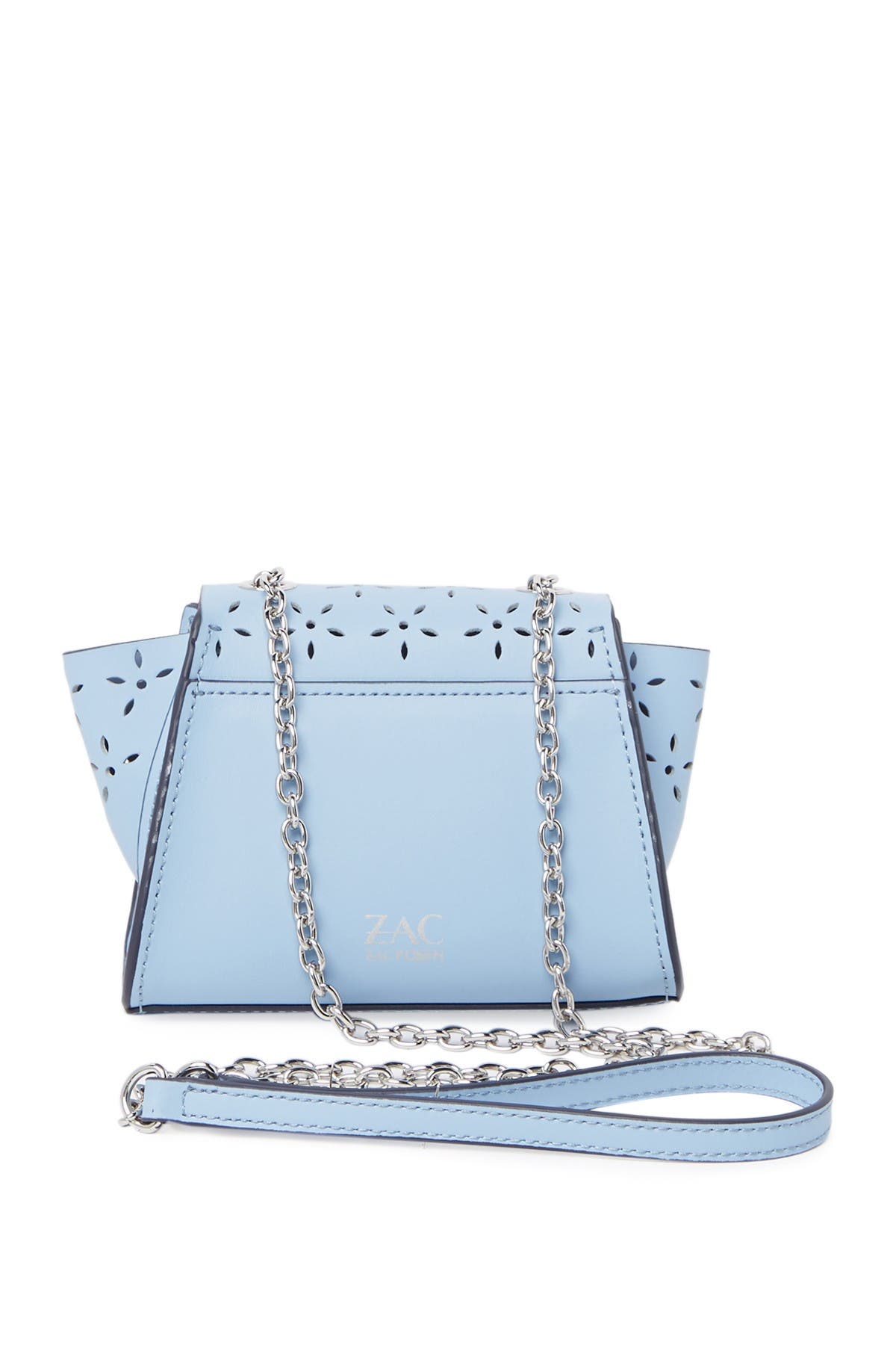 ZAC Zac Posen Eartha Mini Chain Leather Crossbody, Alternate, color, 