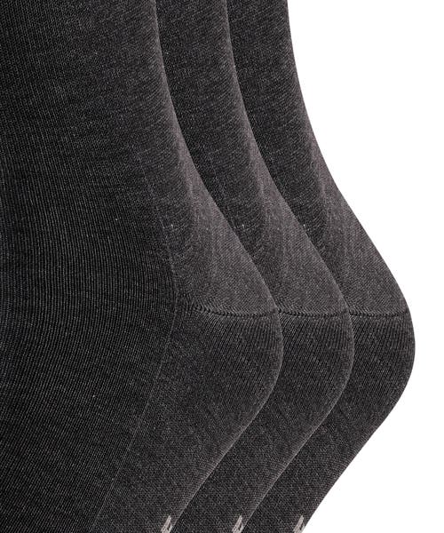 Falke Tiago Cotton Dress Socks In Gray