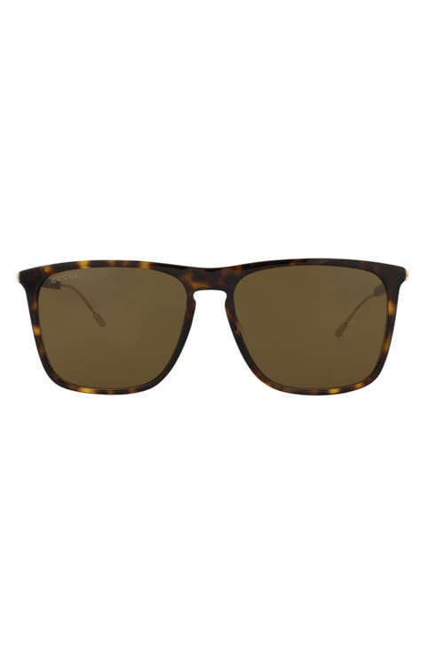 58mm Square Sunglasses
