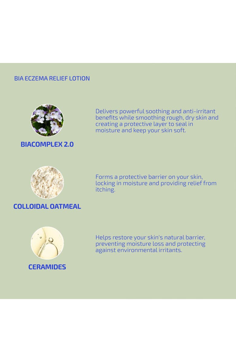 Codex Labs BIA Eczema Relief Lotion, Alternate, color, Tan