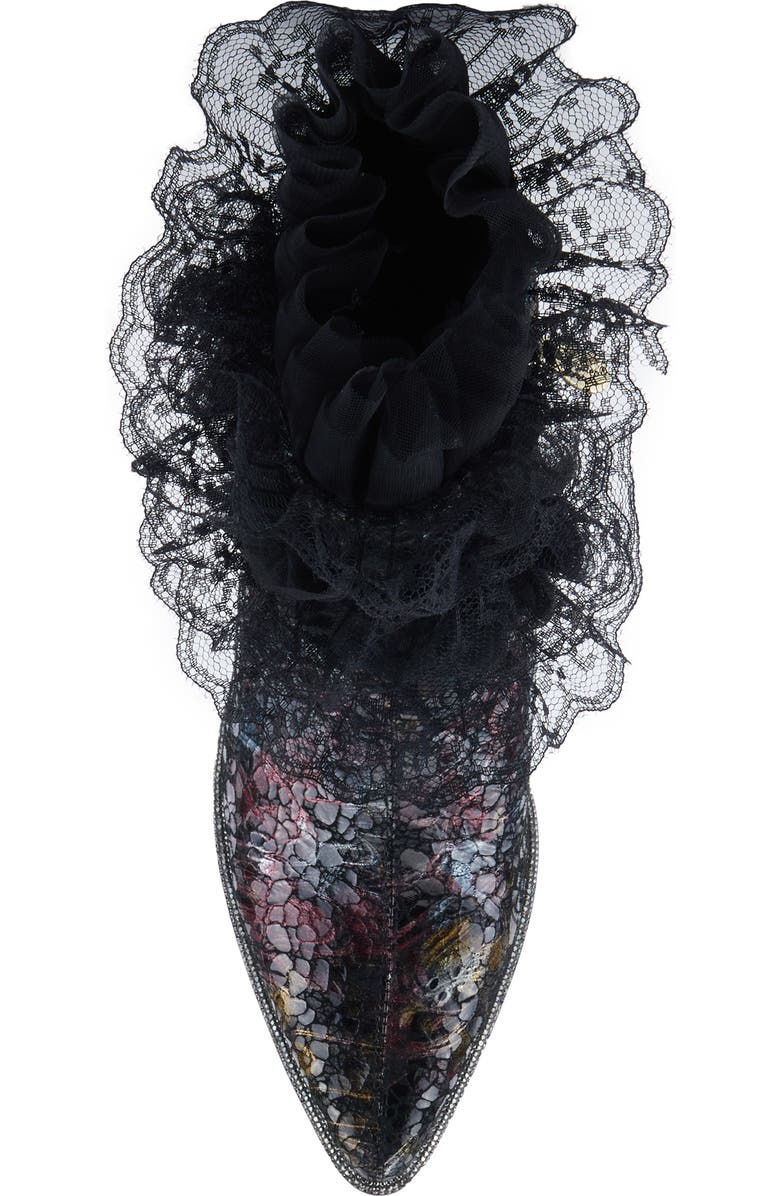 L'Artiste by Spring Step Lacenshine Pointed Toe Bootie, Alternate, color,