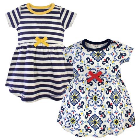 Organic Cotton Short-Sleeve and Long-Sleeve Dresses