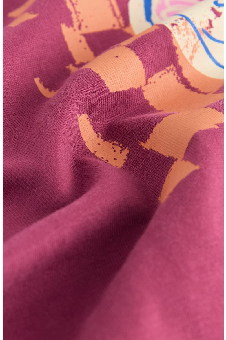 Kids' Cake Oversize Cotton Graphic T-Shirt, Alternate, color, BURGUNDY RED