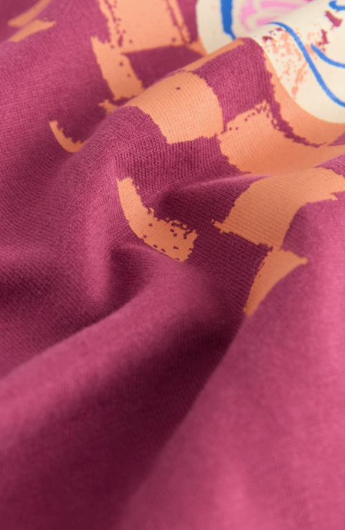Next Kids' Cake Oversize Cotton Graphic T-shirt In Pink