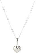 Classicharms Dainty Sterling Silver Heart Pendant Necklace