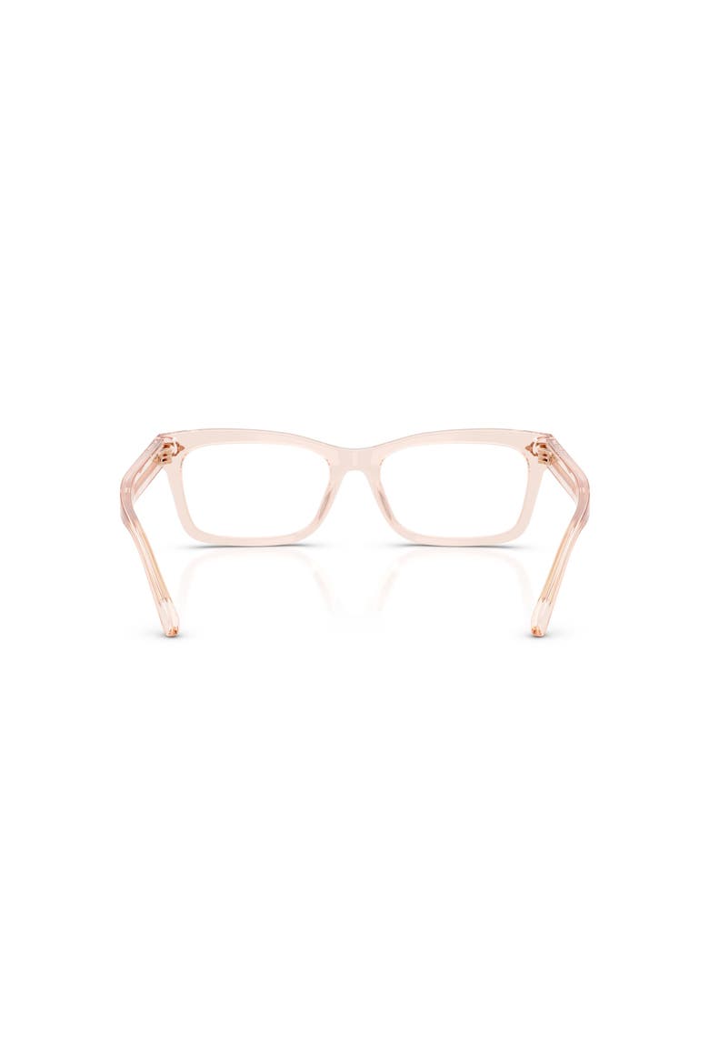 55mm Rectangle optical glasses, Alternate, color, Pink
