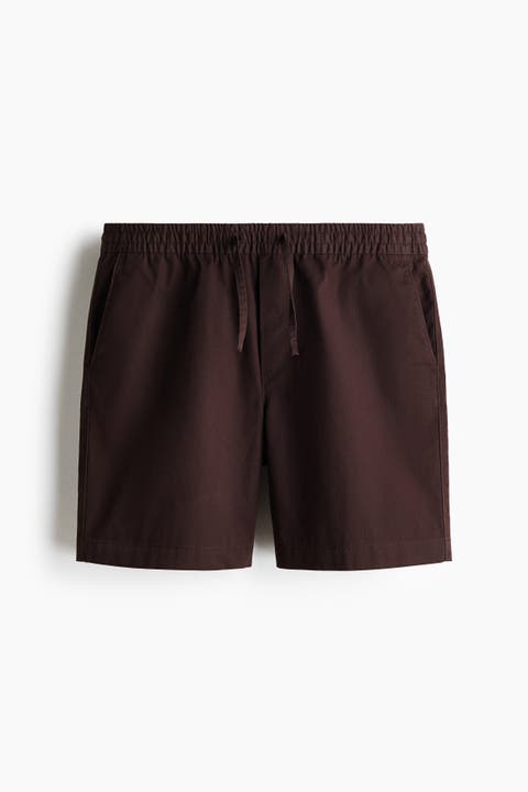 Relaxed Fit Cotton Shorts