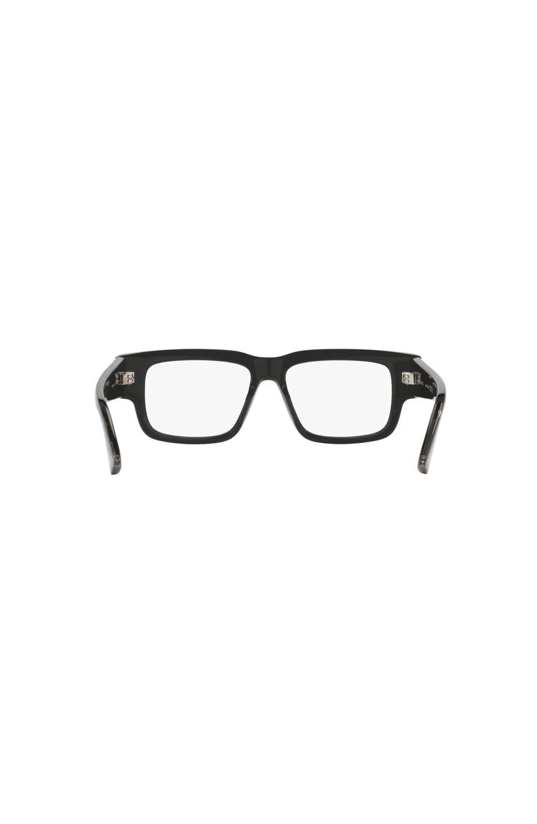 Bottega Veneta 51mm Rectangle optical glasses, Alternate, color, Black