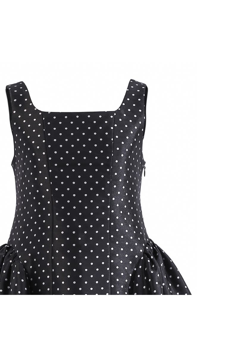 Tulleen Vivienne Polka Dot Dress, Alternate, color, Black