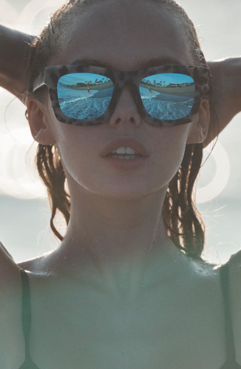 Electric 'Crasher' 53mm Retro Sunglasses, Alternate, color, Gloss Black/ Amber