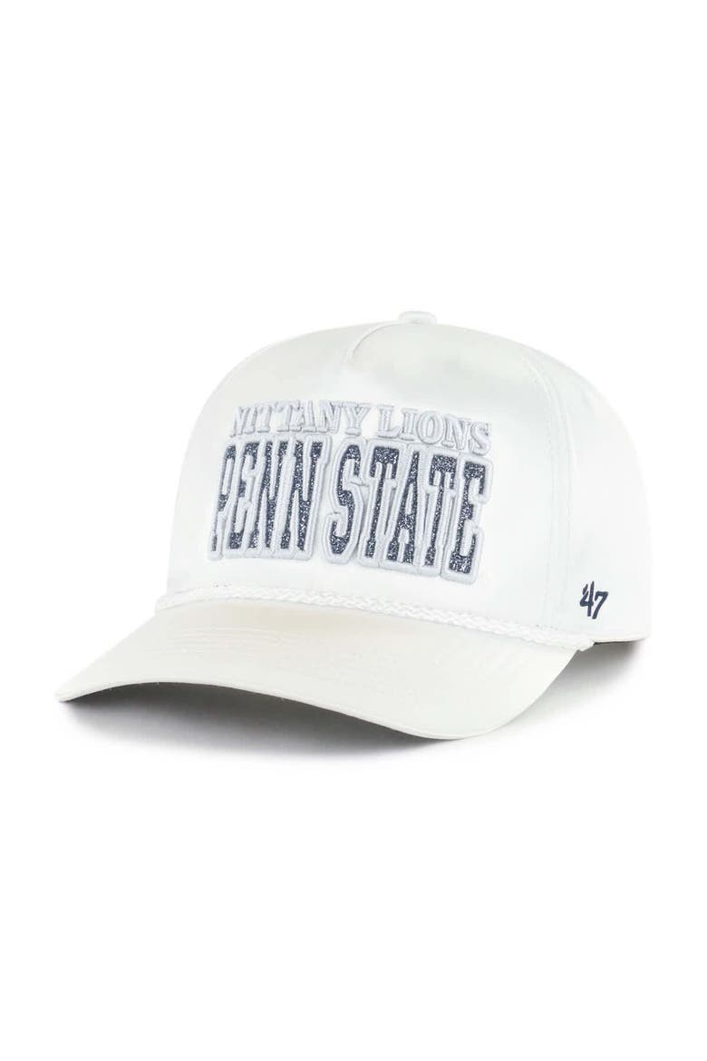 Women's '47 White Penn State Nittany Lions Outspoken Hitch Adjustable Hat, Alternate, color, White