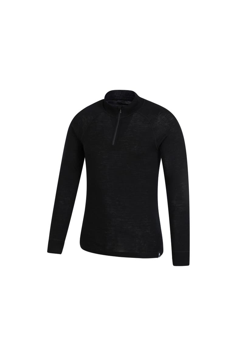 Merino II Base Layer Top, Alternate, color, Black
