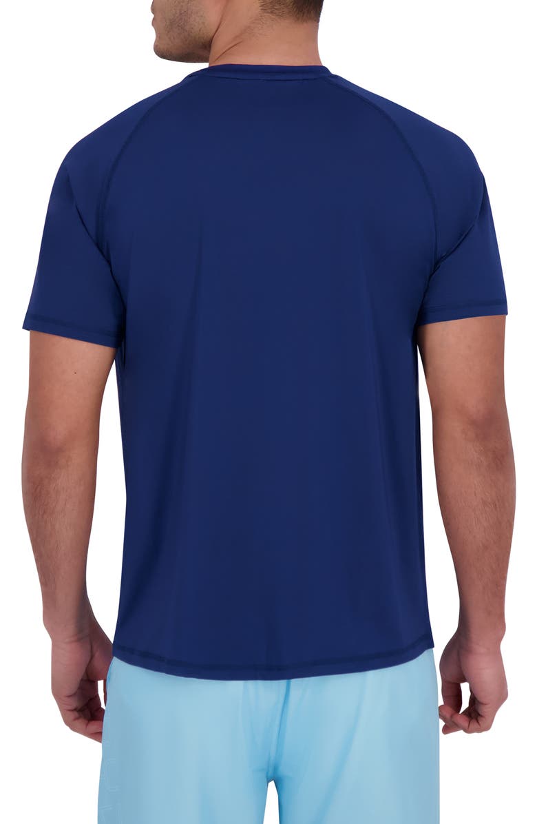 Spyder Short Sleeve Tech Waffle Rashguard, Alternate, color, Abyss