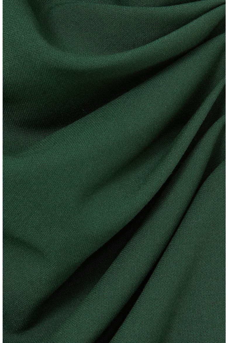 Hilary Ruched Cowl Neck Midi Dress, Alternate, color, TEAL GREEN