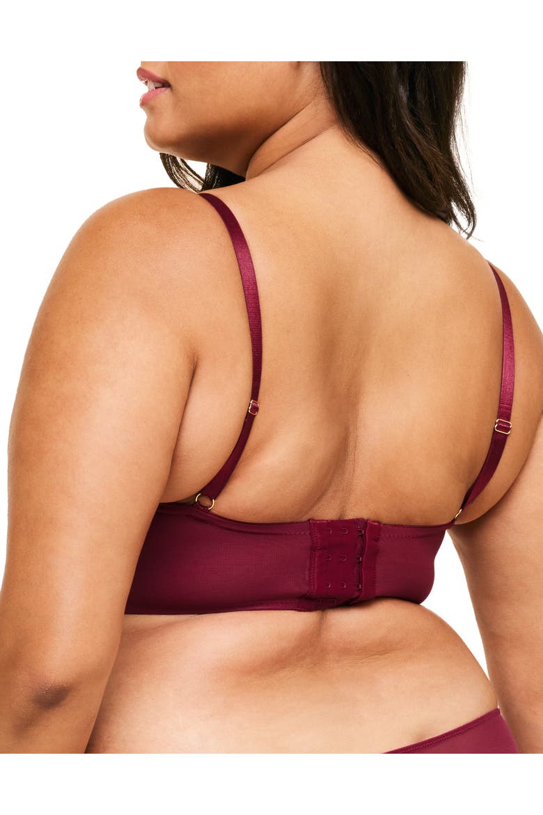 Rosita Contour Demi Bra, Alternate, color, Dark purple