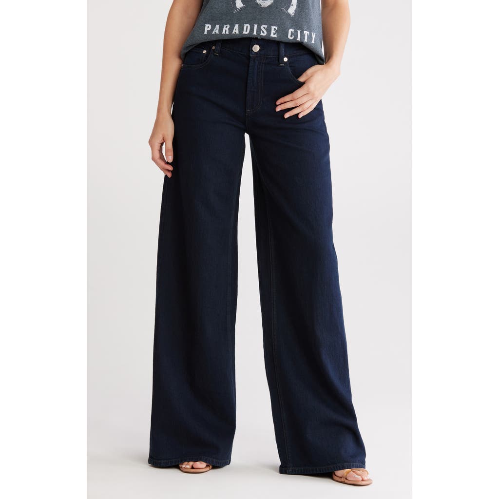 Alice And Olivia Alice + Olivia Trish Baggy Wide Leg Jeans In Black