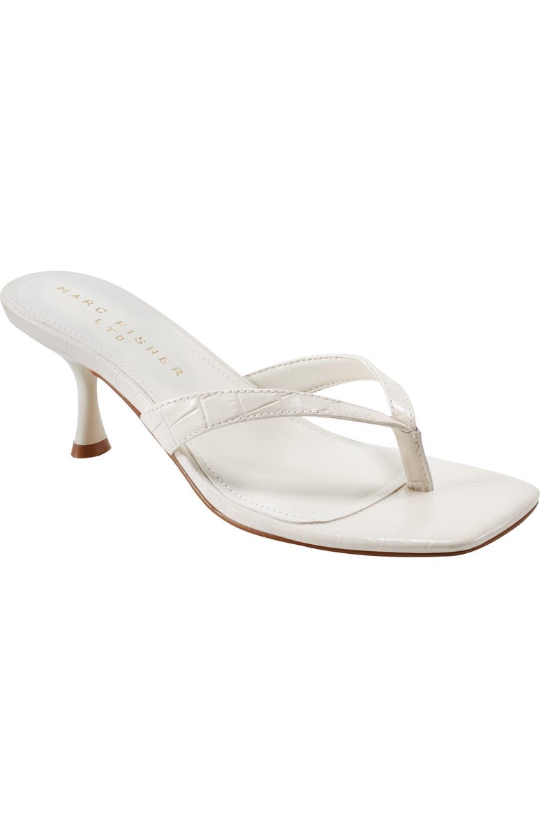 Marc Fisher LTD Amelea Flip Flop, Main, color, Ivory