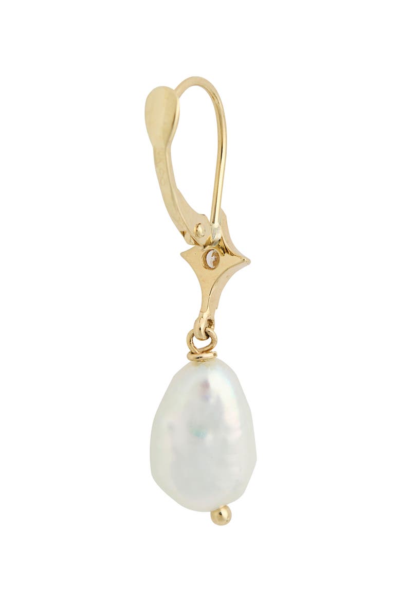 Jac + Jo Aurora Freshwater Pearl Drop Earrings, Alternate, color, WHITE