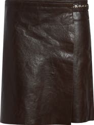 Paloma Wool Sandi Leather Wrap Skirt