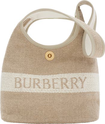 Small Logo Canvas Shoulder Bag