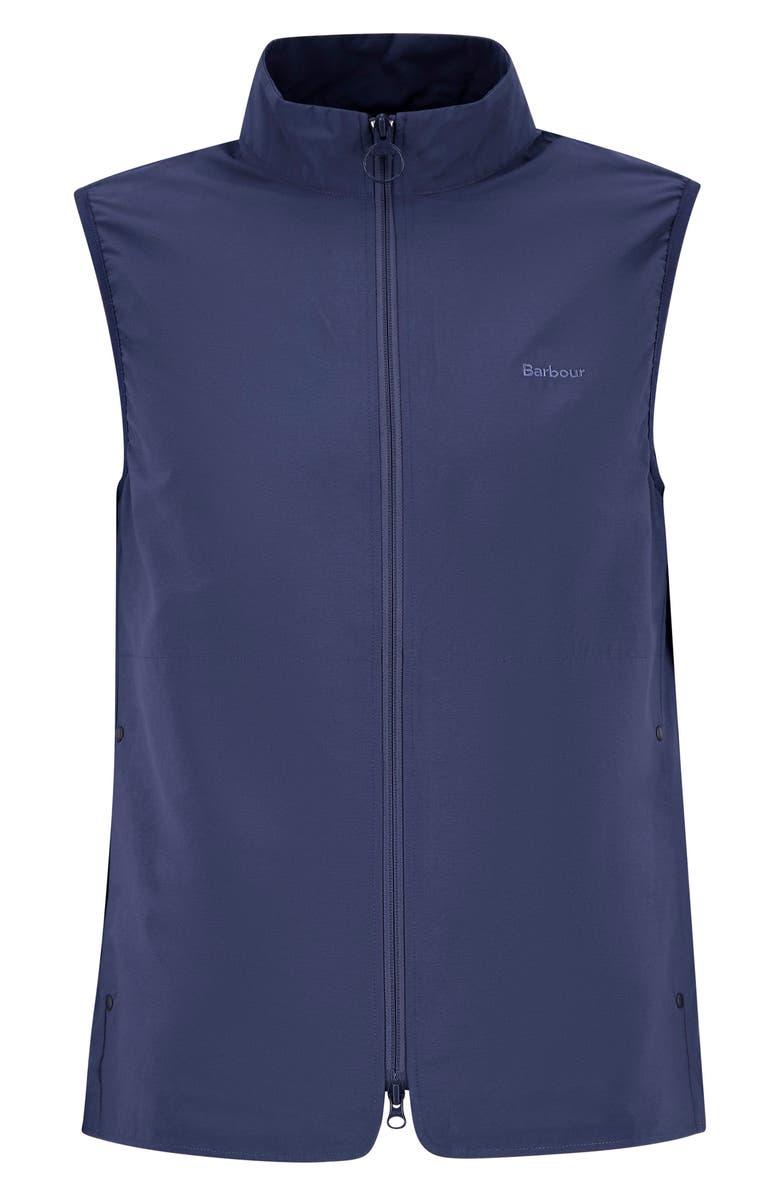 Barbour Rye Lightweight Zip Vest, Alternate, color, Dark Denim