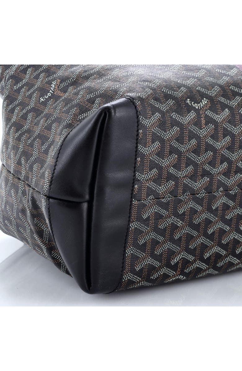 Pre-Owned Goyard Bellechasse Bag Coated Canvas PM, Alternate, color, Black
