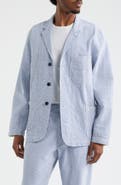 Service Works Organic Cotton Seersucker Server Suit Jacket