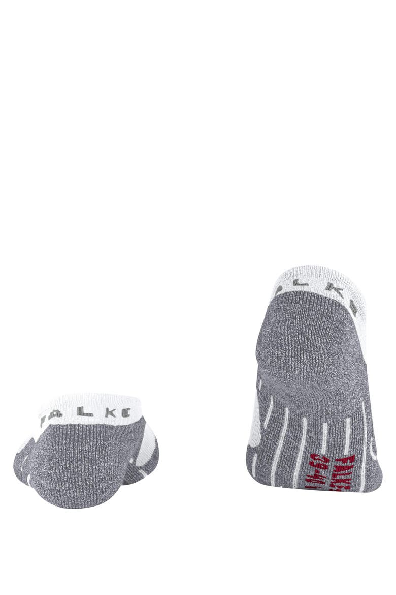 RU3 Comfort Invisible Running Socks, Alternate, color, White-Mix