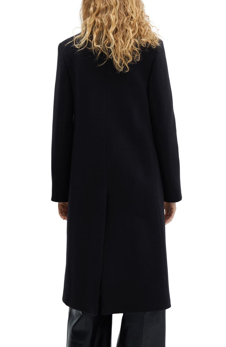 MANGO Double Breasted Wool Blend Coat, Alternate, color,