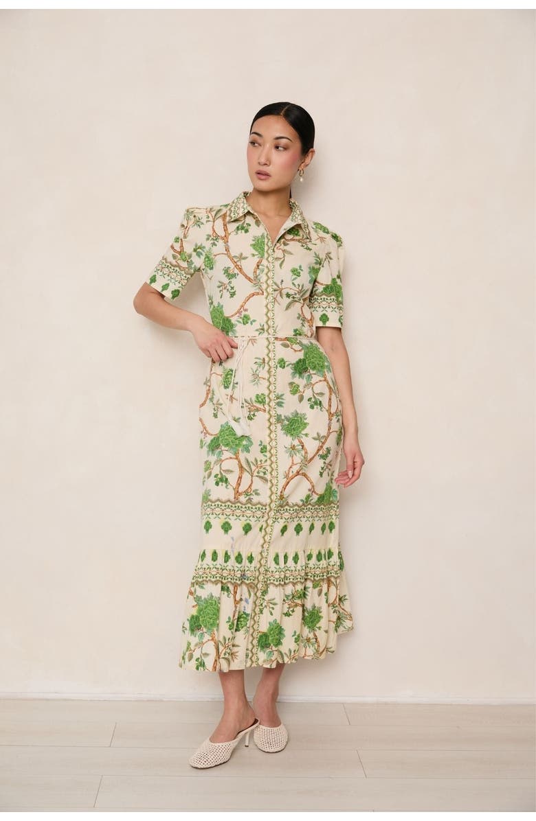 RAISHMA Miranda Green Dress, Main, color, Green Tone
