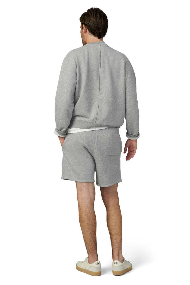 Bespoke Cotton Drawstring Shorts, Alternate, color, HEATHER GREY