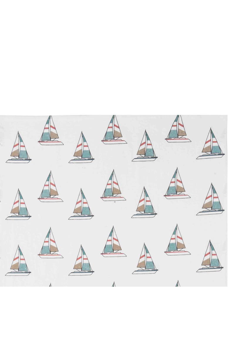 Sail Boats Towel, Alternate, color, Blue
