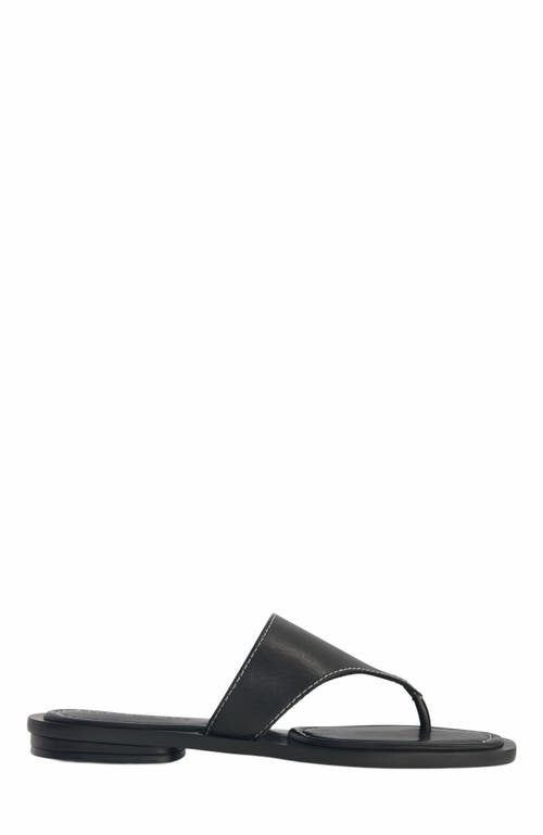 Bernardo1946 Footwear Agora Thong Sandal In Black