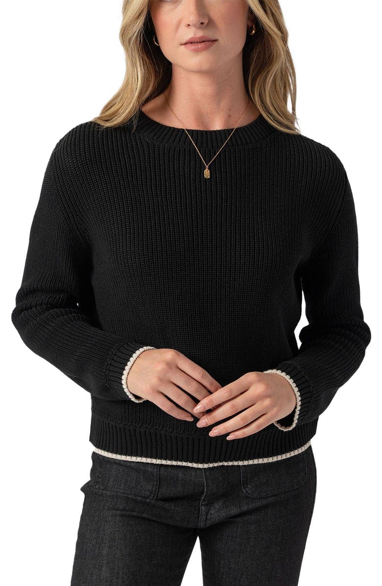 Saint + Sofia Remy Crop Sweater, Alternate, color,